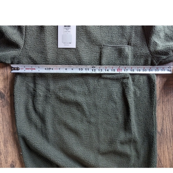 Selected / Homme Derek Crew Neck Sweatshirt Rosin Green Size Large NWT 100% Poly - Picture 8 of 16